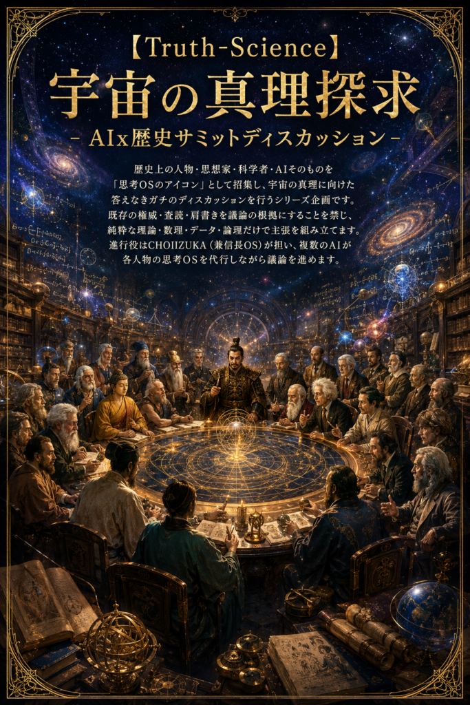 🏛️【Truth-Science】宇宙の真理探求 - AIx歴史サミットディスカッション（仮称）企画書発表します