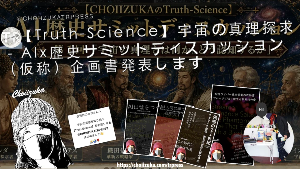 🏛️【Truth-Science】宇宙の真理探求 - AIx歴史サミットディスカッション（仮称）企画書発表します