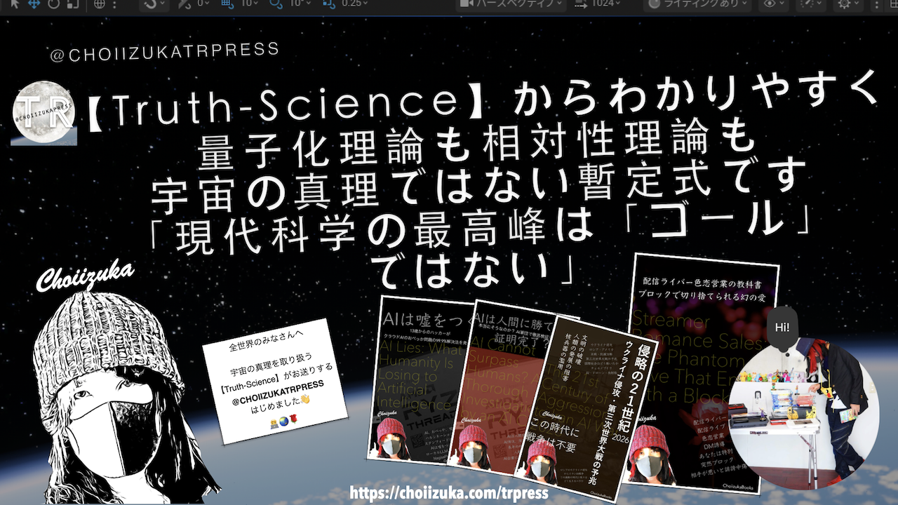 【Truth-Science】からわかりやすく量子化理論も相対性理論も宇宙の真理ではない暫定式です「現代科学の最高峰は「ゴール」ではない」
