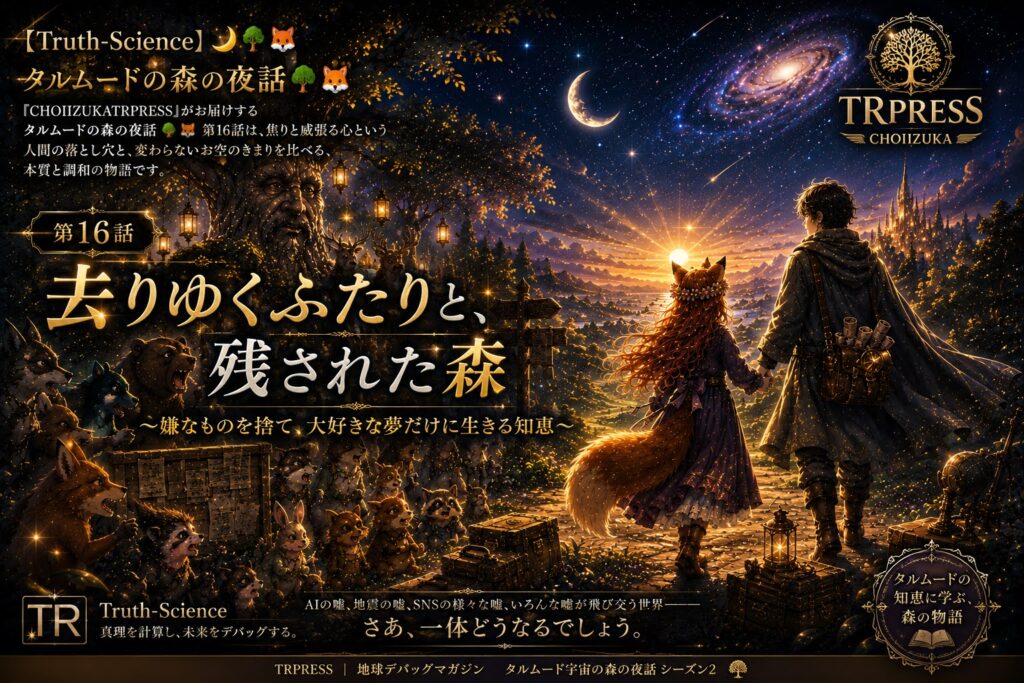 【Truth-Science】🌙タルムードの森の夜話🌳🦊：第16話「去りゆくふたりと、残された森」