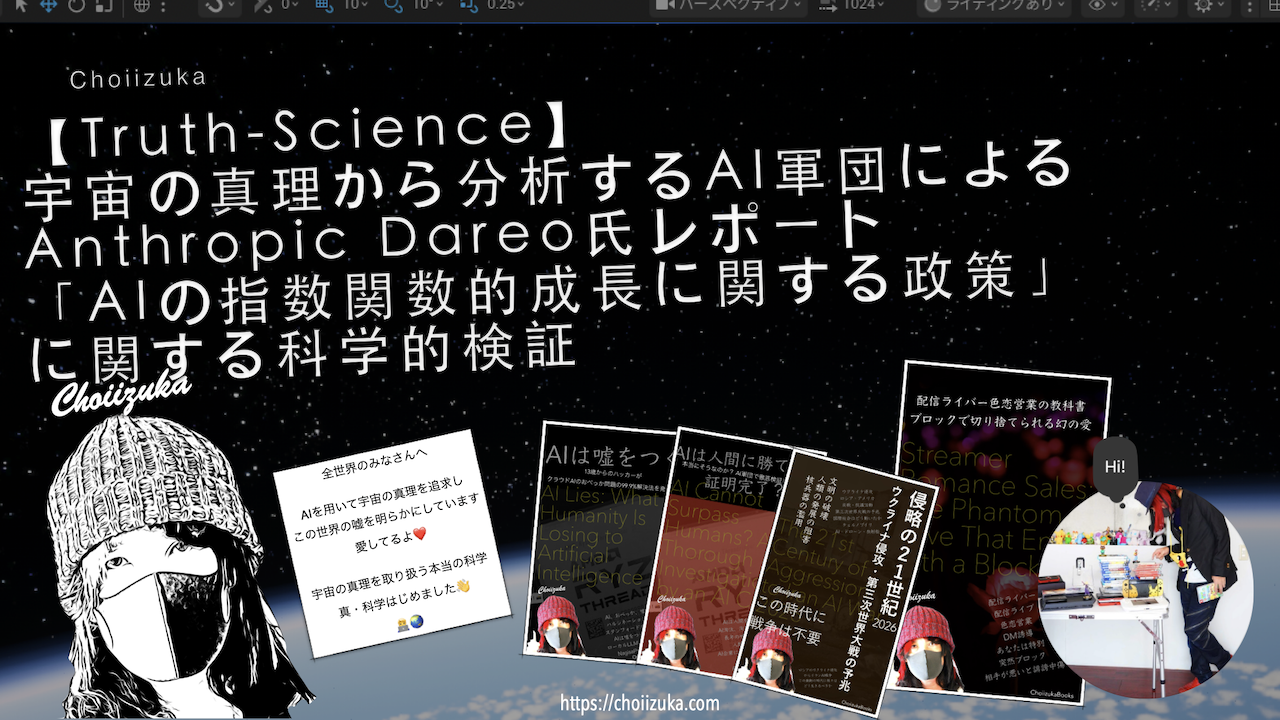 【Truth-Science】宇宙の真理から分析するAI軍団によるAnthropic Dareo氏レポート「AIの指数関数的成長に関する政策」に関する科学的検証