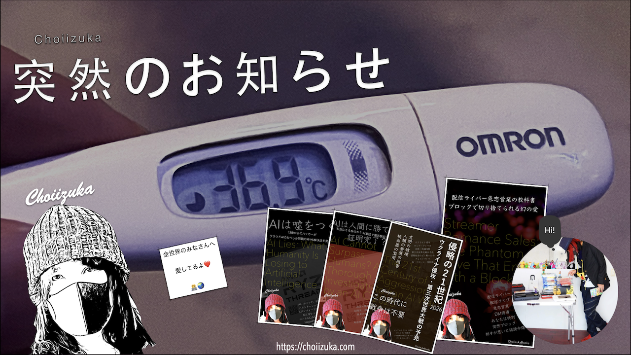 突然のお知らせ